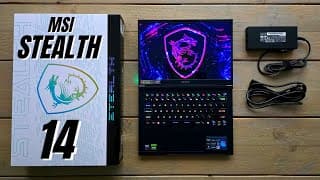 MSI Stealth 14 AI Studio (2024) UNBOXING - Pretty AND Cheap!