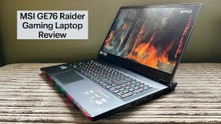 MSI GE76 Raider 17.3&quot; Gaming Laptop Review