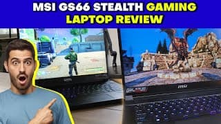 MSI GS66 Stealth Gaming Laptop Review #gaminglaptop