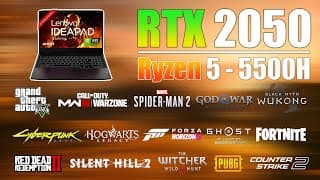 Lenovo ideapad Gaming 3 | Ryzen 5 5500H RTX 2050 - Test in 15 Games in 2025