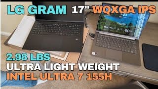 LG Gram 17 WQXGA IPS Windows 11 Laptop Intel Ultra 7