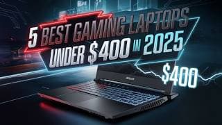  5 BEST Budget Gaming Laptops Under $400 [2025]– Power &amp; Performance! 