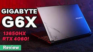 Gamers, Don’t Miss This Laptop! | Gigabyte G6X Review