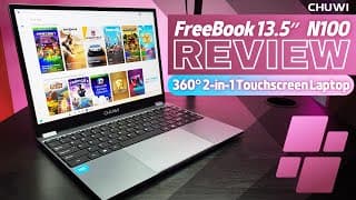 CHUWI FreeBook N100 REVIEW: Yoga laptop model for 2024 with 360° of freedom!