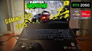 Lenovo ideapad gaming 3 RTX 2050 AMD Ryzen 5 5500h - NFS Unbound Gaming Test