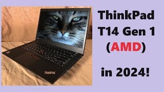 Lenovo ThinkPad T14 Gen 1 in 2024!  Review, Gaming, &amp; Video Editing