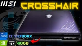 Ultimate MSI Crosshair Review: i7 14700HX &amp; RTX 4060 Best Performance