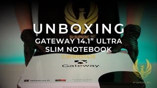 UNBOXING Gateway 14.1” Ultra Slim Notebook (GWNR51416)