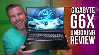 Gigabyte G6X (2024) Unboxing Review! 15+ Games and Benchmarks, CPU, GPU, Display Testing, More