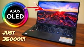 OLED Laptop under 40000!!!  Asus Vivobook Go 15 OLED Review | Best Laptop for Movie Watching!! 