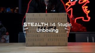 Stealth 14 Studio A13x Unboxing | MSI