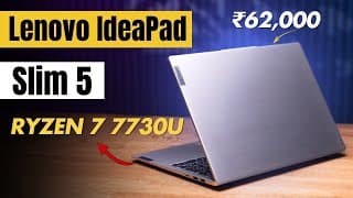 Lenovo Ideapad Slim 5 - Ryzen 7 7730U  Best Laptop Under 65000 Review of Lenovo Ideapad Slim 5