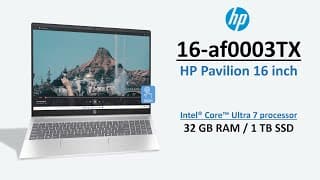 HP Pavilion 16-af0003TX (A05HVPA) Laptop Review &amp; Features | Touchscreen, Ultra 7, 32GB RAM, 1TB SSD