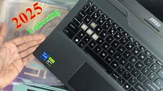 MSI Cyborg 15 Gaming A13VEK Core i7-13620H RTX 4050 6GB Unboxing | 16GB Ram 512GB NVMe SSD