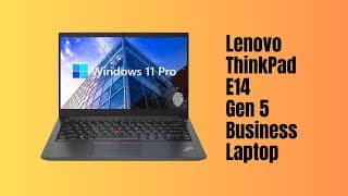 Lenovo ThinkPad E14 Gen 5: The Ultimate Business Laptop Review |  Realtecshop