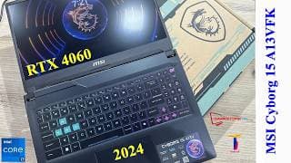 MSI Cyborg 15 A13VFK Core i7-13620H RTX 4060 Unboxing and Review | 16GB 512GB NVMe SSD RTX 4060 8GB