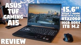 The ASUS TUF Gaming A15 FA506 Review by Tanel - Ryzen 7 4800H and RTX2060!