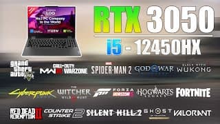 Lenovo LOQ: i5 12th Gen 12450HX RTX 3050 - Test in 15 Games in 2025