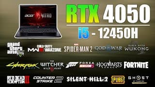 Acer Nitro V: i5 13th Gen 13420H RTX 4050 6GB - Test in 15 Games in 2025