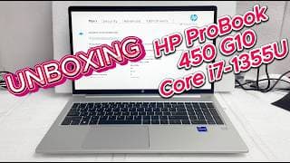 HP ProBook 450 G10 i7-1355U Unboxing &amp; Review | 85D04EA