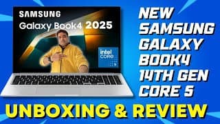 Samsung Galaxy Book4 Core 5 14th Gen 2025  Unboxing &amp; Review  Best Laptop Under Rs- 60000