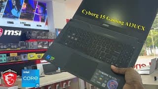 MSI Cyborg 15 Gaming A13UCX core i5-13420H RTX 2050 16GB Ram 512GB NVMe SSD | Best Gaming Laptop