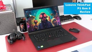 Lenovo ThinkPad P1 Gen 6 Mobile Workstation (I7-13800H, 16&quot; 4K OLED Touch, RTX 4060) Review